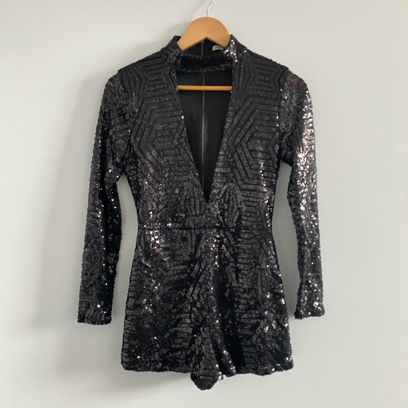 Charlotte Russe | sequin romper ✨ - Picture 2 of 3